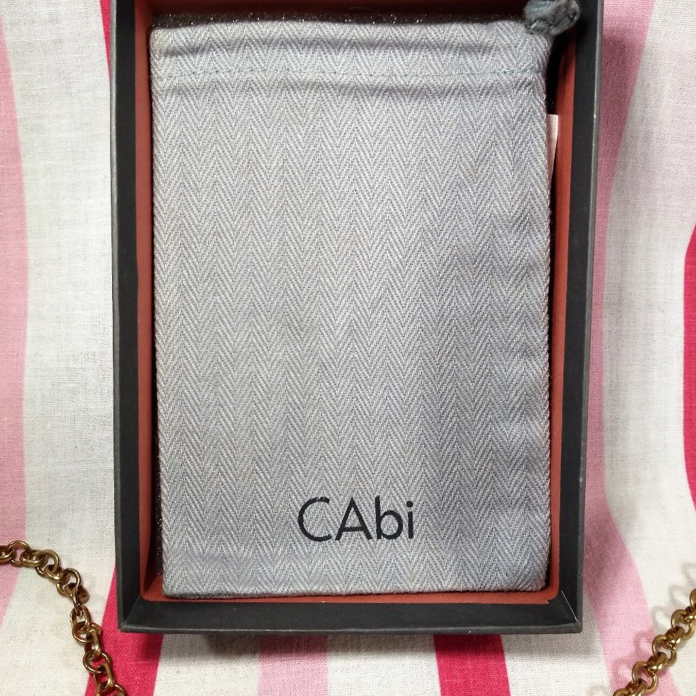 Stunning Vintage cabi Fall 2015 3pc Tile Coin Silver & Gold Necklace in Box! ♥ - Picture 8 of 15